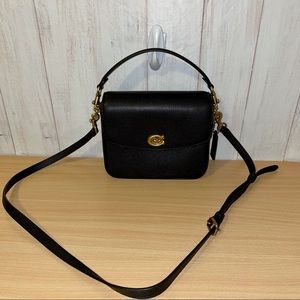 Coach Cassie 19 Black Leather Crossbody Bag